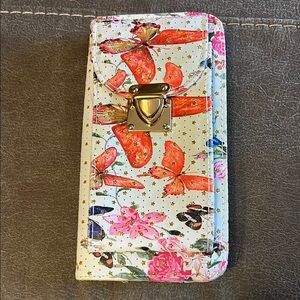 Floral Butterfly Phone Case - Multicolor